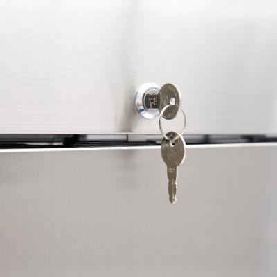 Maxima Lednice 400 l - 3 nastavitelných polic - nerezová ocel - na kolečkách |  09400131